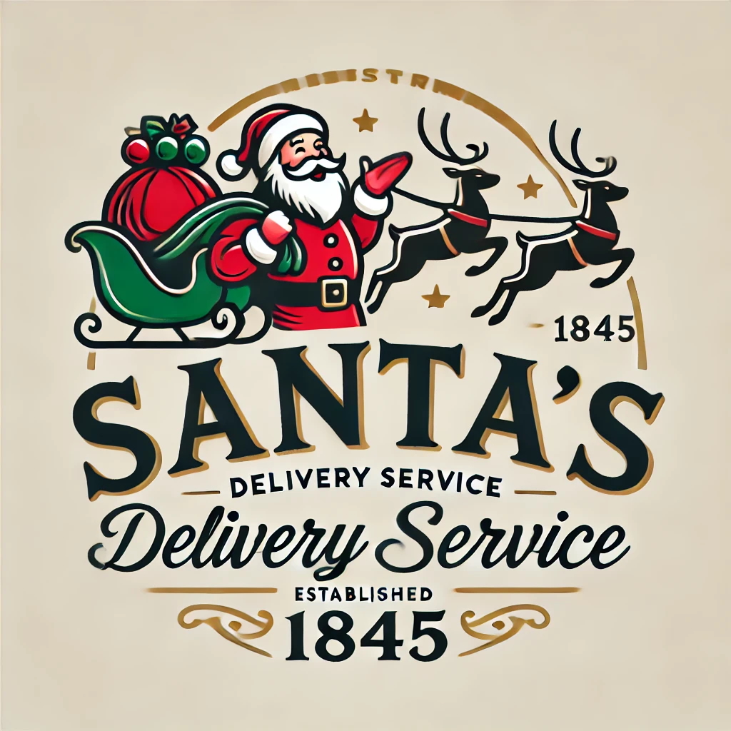 Santa's Delivery Service Logo